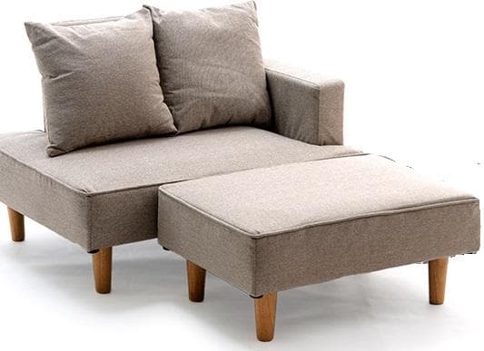 【新品】カウチソファ コーナーソファ 2人掛け 北欧風 クッション付き