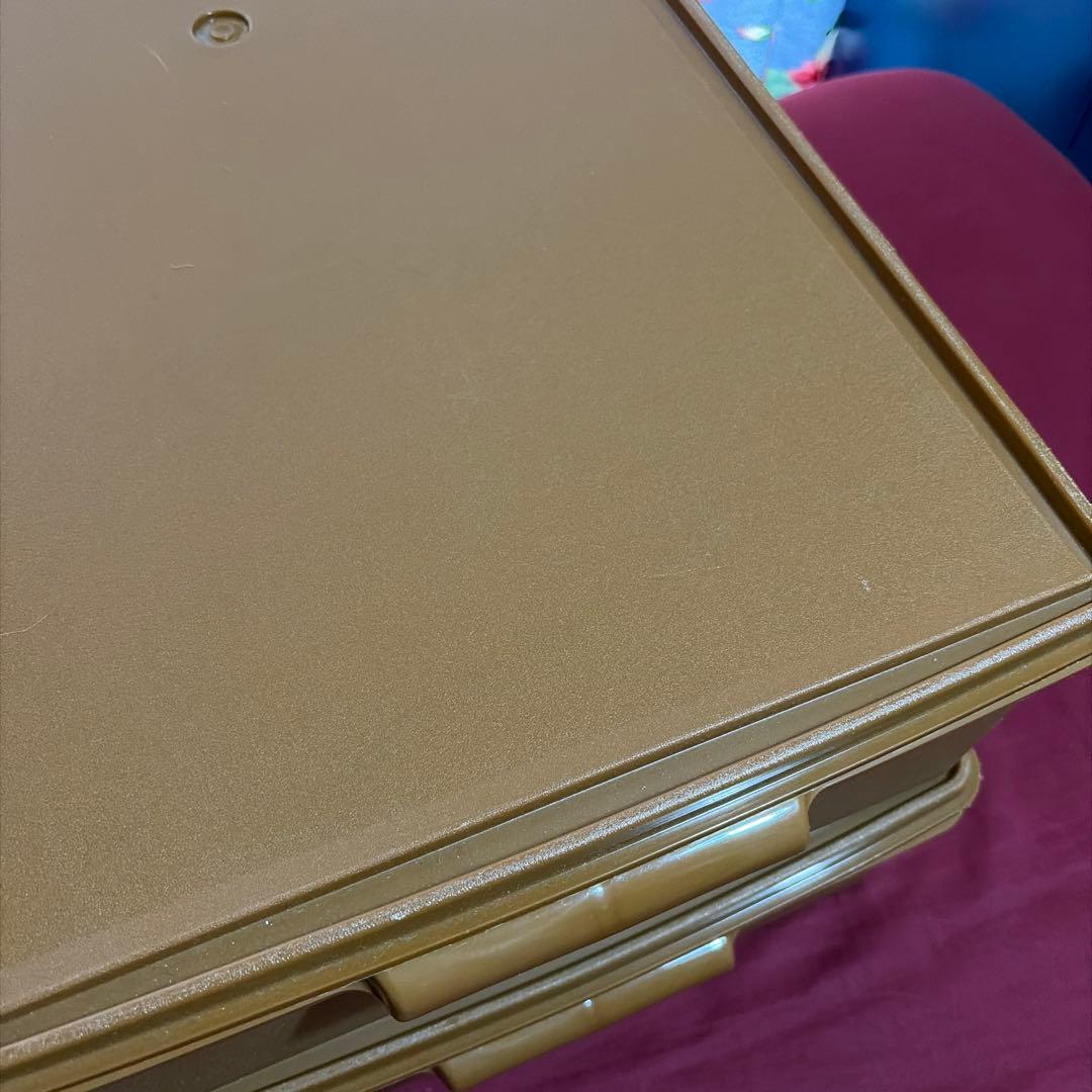 ヴィンテージ タッパーウェア ライトブラウン ライトピンク 4個セット