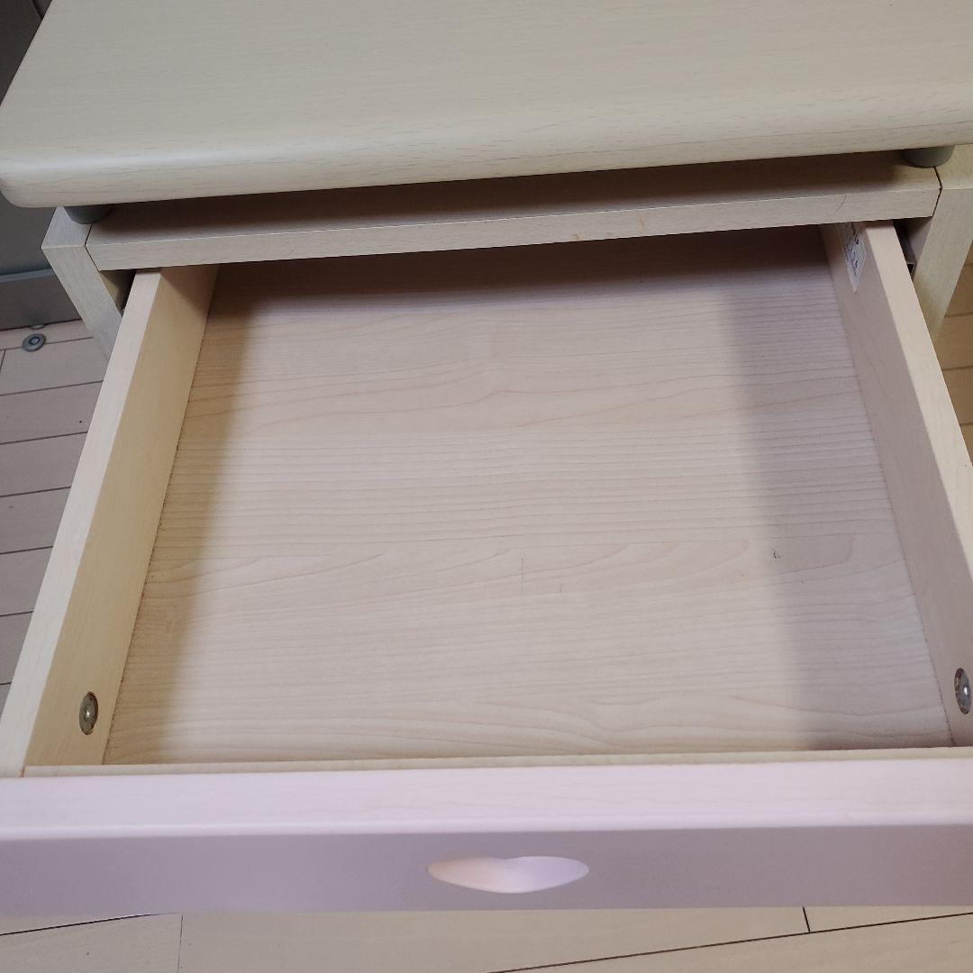 ☆コイズミデスク☆学習家具　袖机　ワゴン　ピンク　小学　中学　高校　ハート