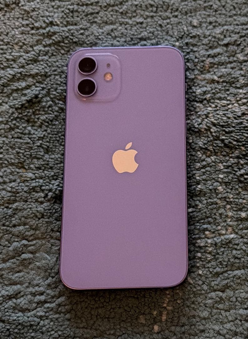 極美品⭐️iPhone12 64GB 未使用付属品完備！パープル