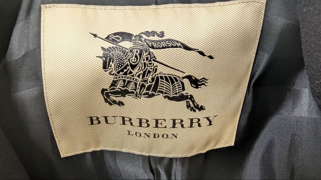 BURBERRY ウールコート ブラック UK 6