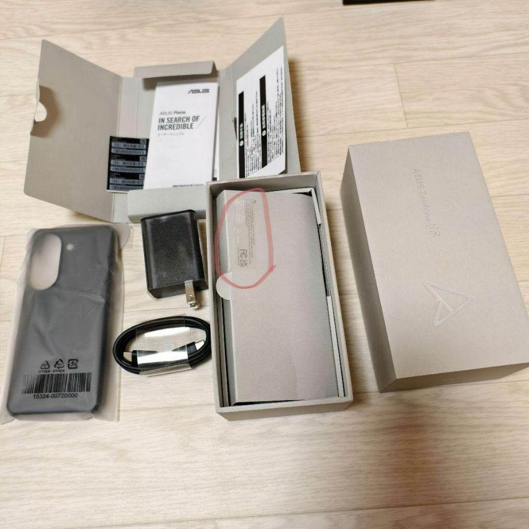 ASUS Zenfone10 SIMフリー 256GB ミッドナイトブラック