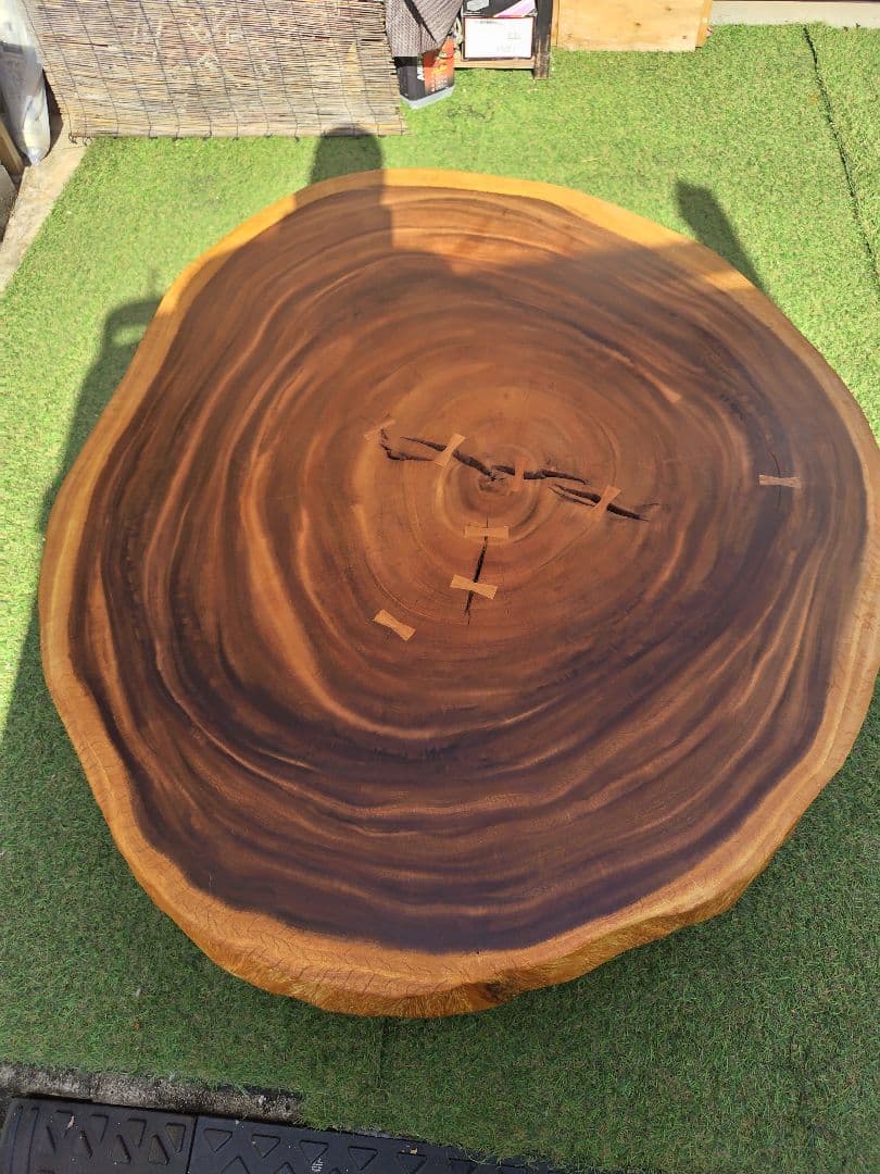 2月12日まで発送不可 一枚板テーブル