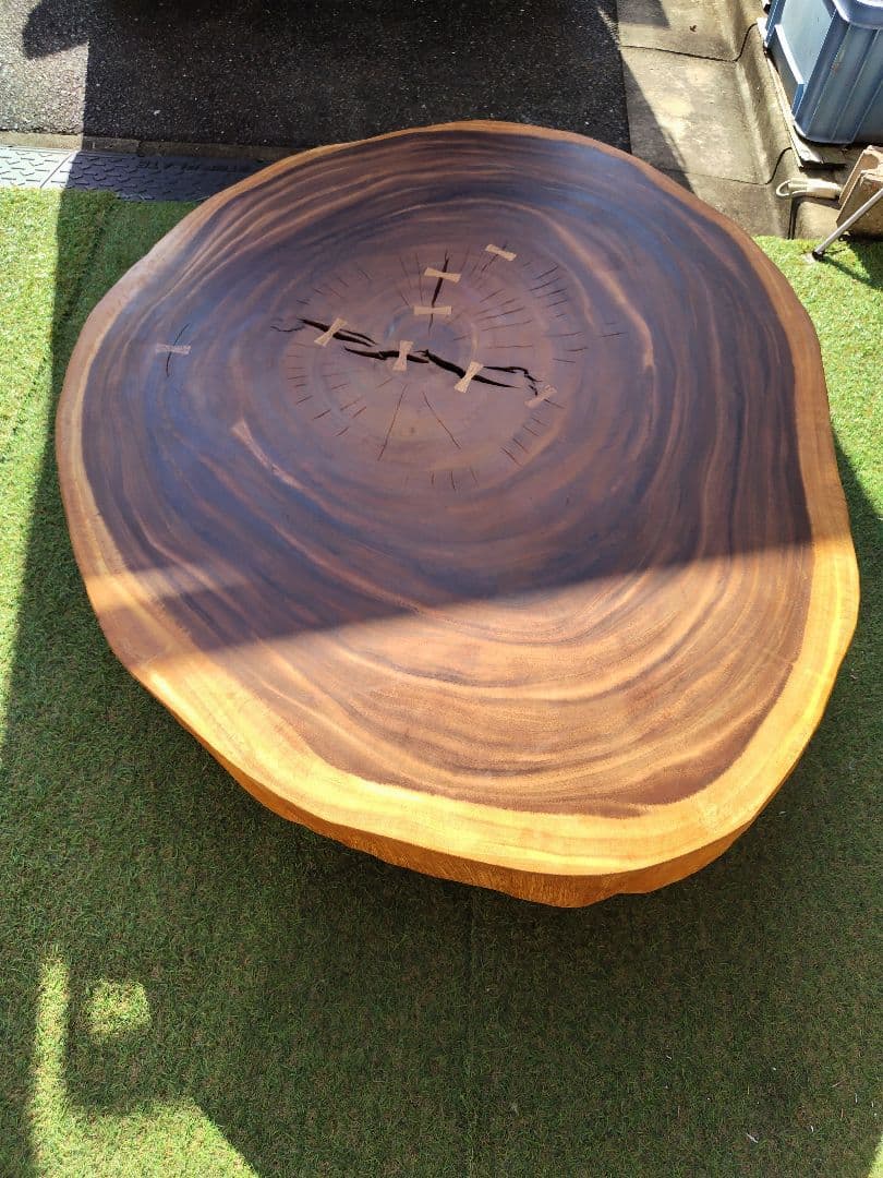 2月12日まで発送不可 一枚板テーブル