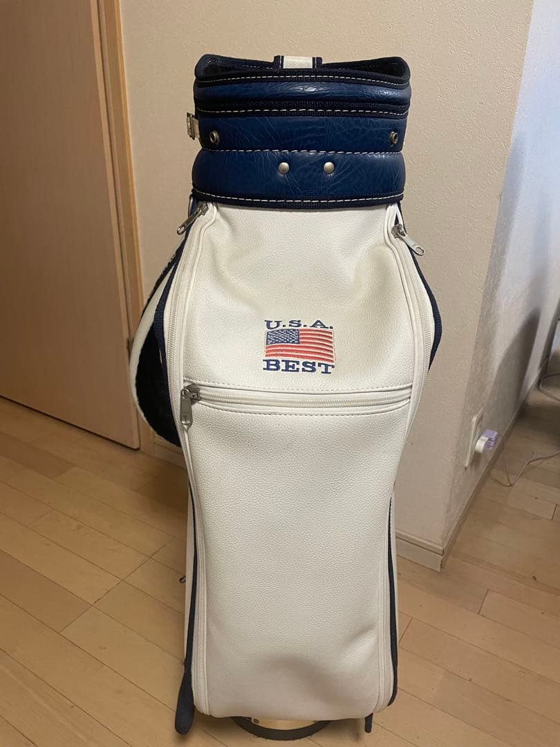 BELDING キャディバッグ 青・白