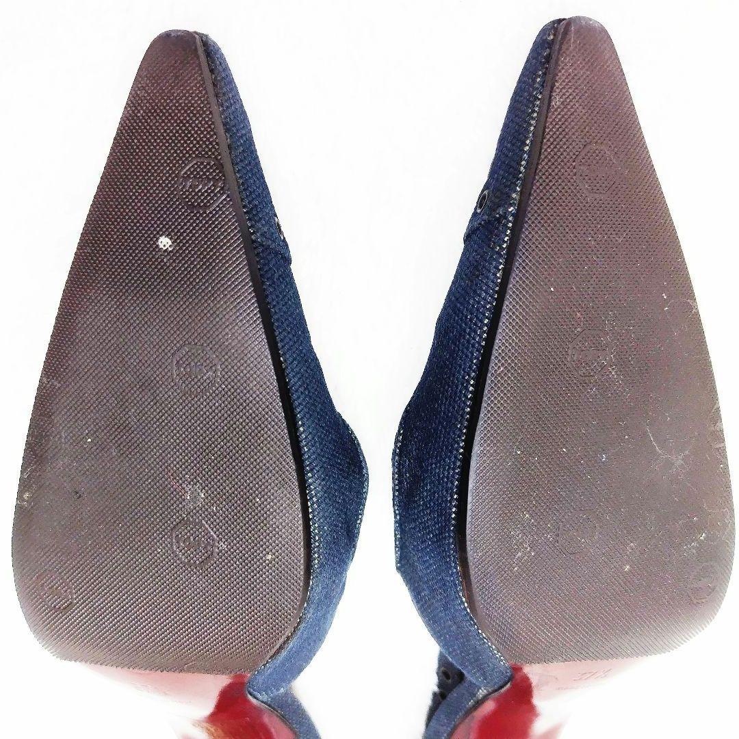 シャネル CHANEL サンダル ミュール デニム