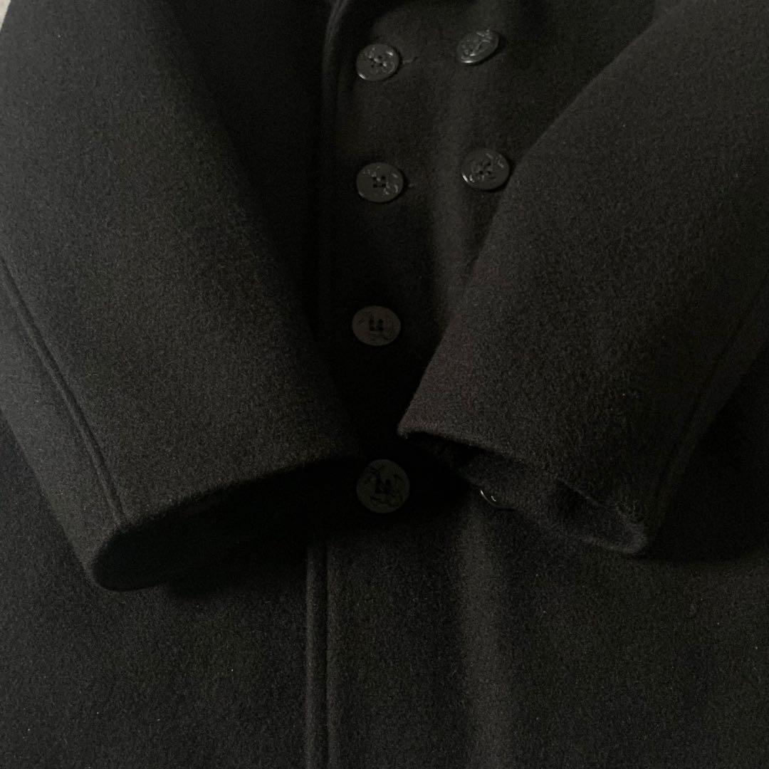 ショット ピーコート 740N USA製　　超希少46サイズ ウール 黒 美品