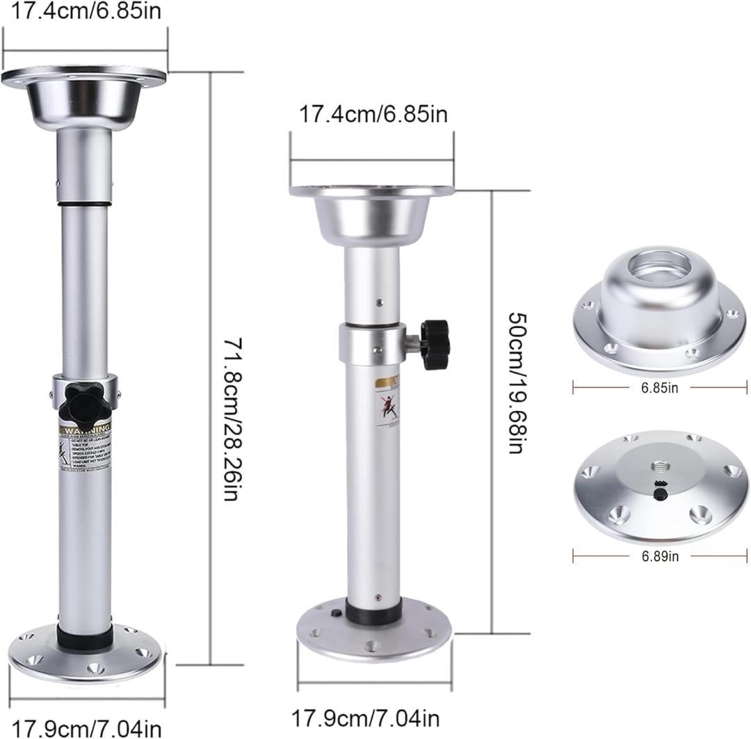 【開封・未使用】キャンピングカー テーブル 調節可能なテーブル 台座 伸縮式