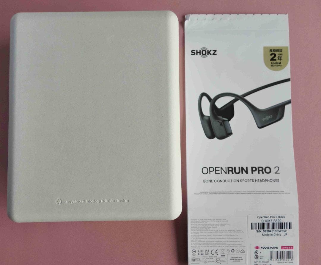 SHOKZ 骨伝導イヤホン ブラック