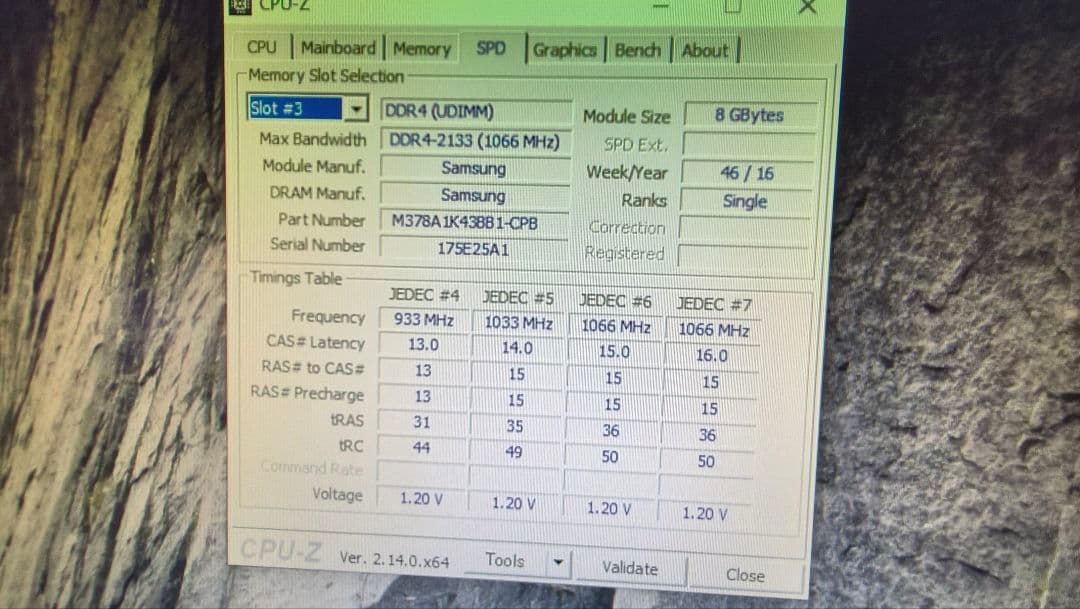 DDR4 8GBx4枚 32GB 動作確認済み ④