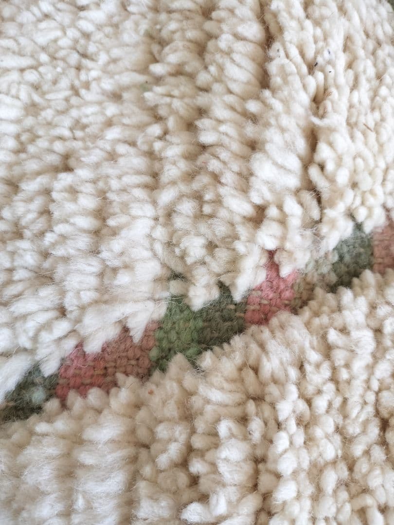 大判/新品/モダンな不規則ラインのベニワレン　モロッコ No.747