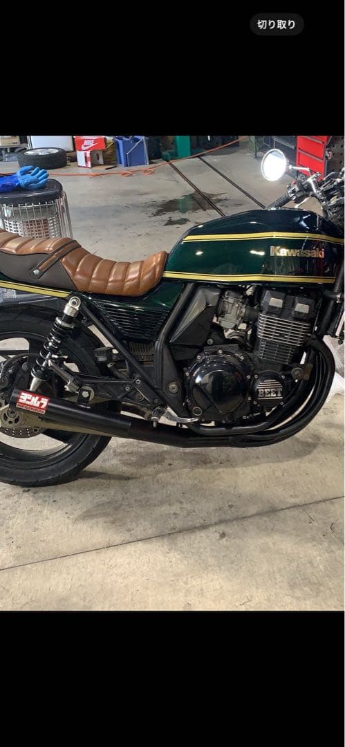 男前　zrx400 マフラー　4-1マフラー