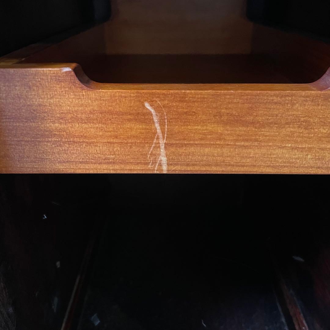 九州民芸家具 ミラードレッサー 化粧台 天然木 桜 アンティーク家具 和家具