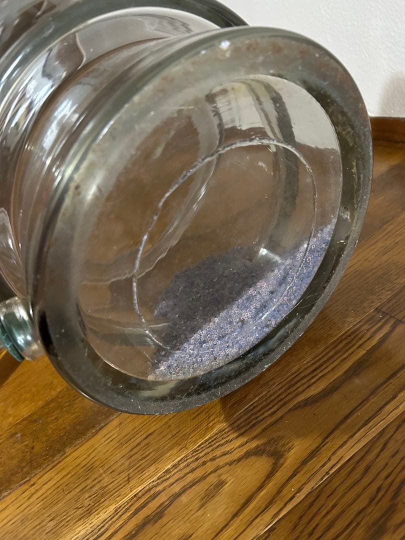 ガラス製デシケーター　キャニスター