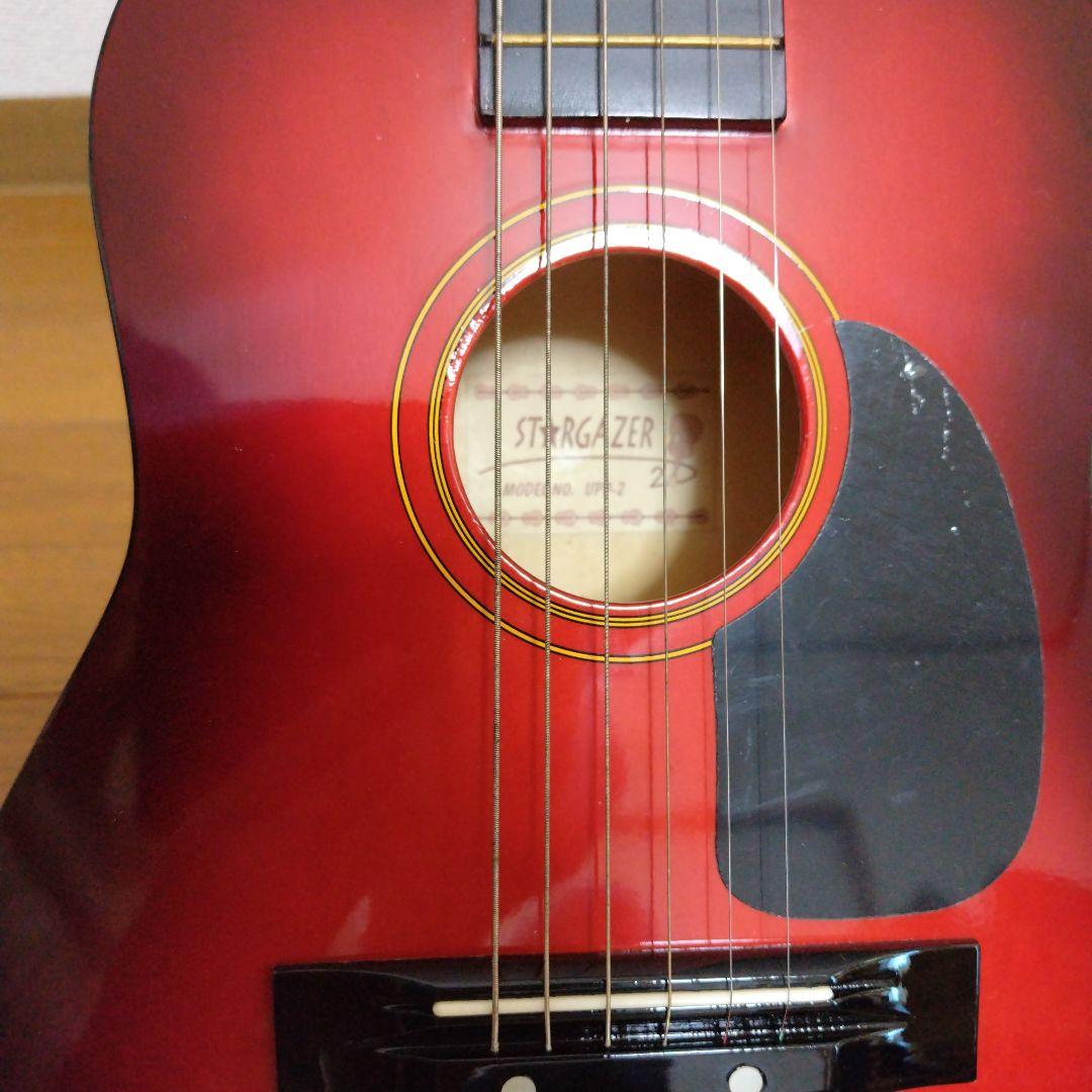 STARGAZER アコースティックミニギター レッド