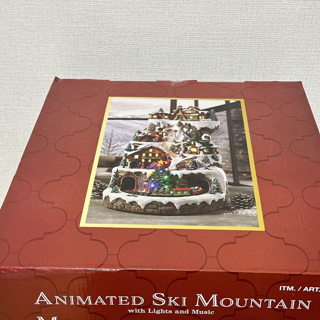 未使用品 コストコ スキーマウンテン センターピース クリスマスソング