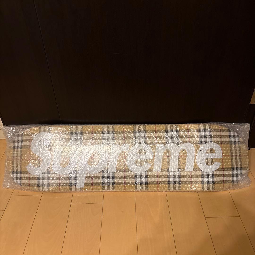 【新品】Supreme Burberry スケートボード デッキ　スケボー