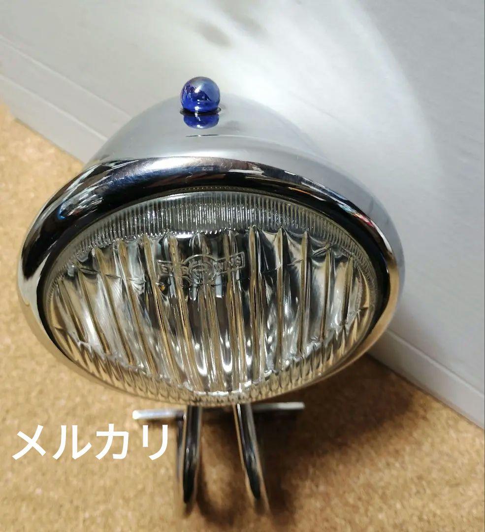 当時物、ビンテージ尖りガラスレンズヘッドライトになります☆激レア尖りガラスレンズ