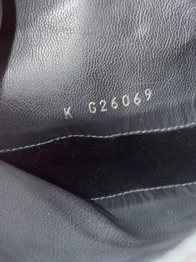 CHANEL ブラックレザー ロングブーツ36 正規品