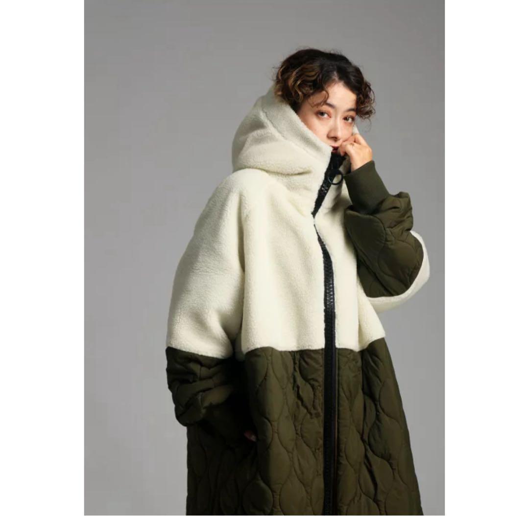 アンティカ　楽天　コート　ボア