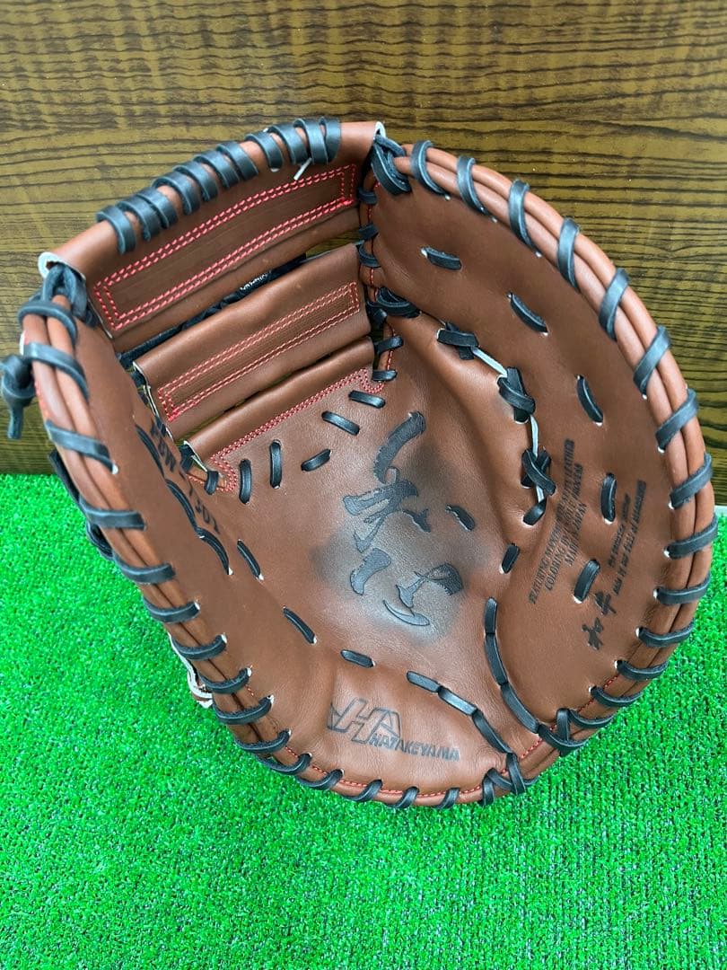 新品未使用　ハタケヤマ　硬式　ファーストミット