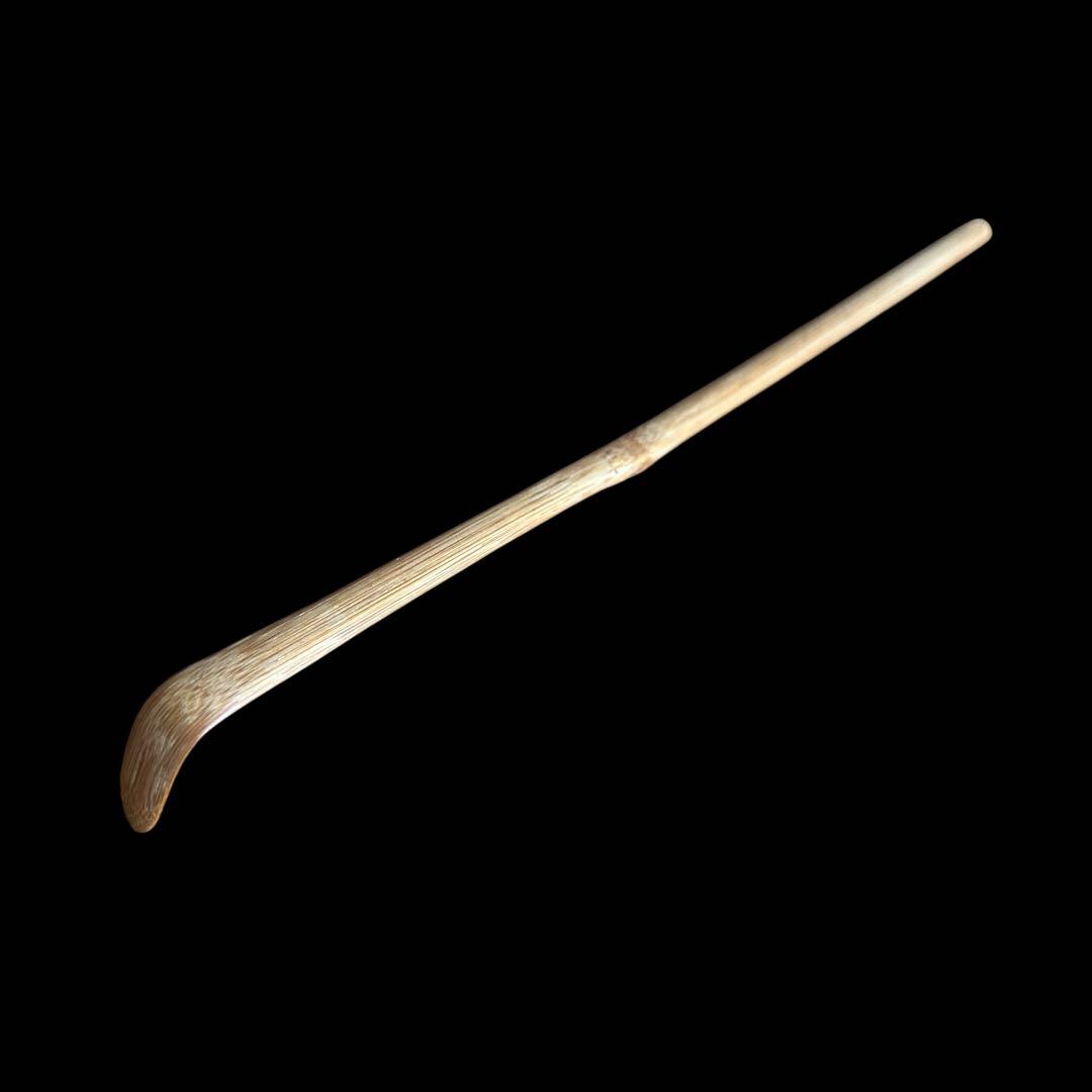 【茶道具】成瀬宗巨（作）茶杓 銘「日々是好日」共筒 共箱