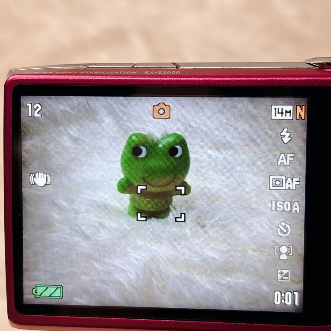 【人気・極美品】CASIO EXILIM EX-Z2000デジカメ レッド