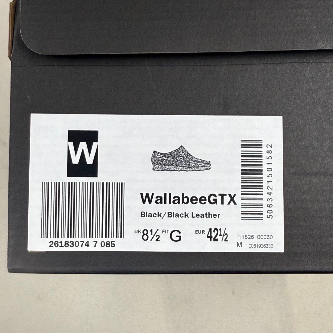 CLARKS Wallabee GTX goretex レザー ブラック