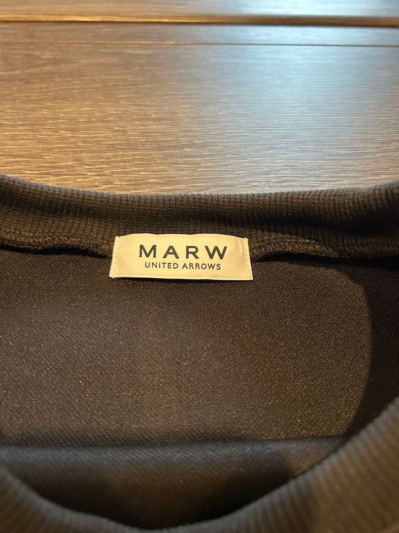 MARW UNITED ARROWS：ダンボール クルーネック プルオーバー