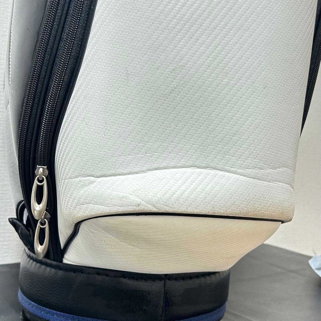 ツアーステージ ViQ 2021 キャディバッグ 9型 ブラック／ホワイト