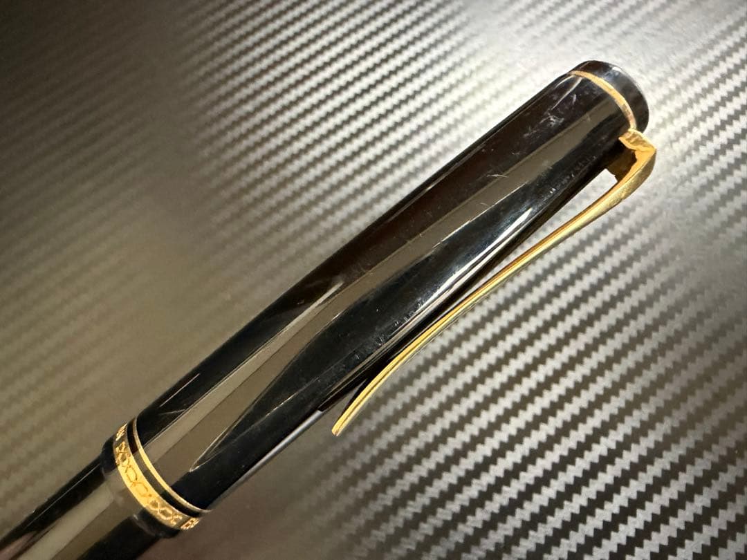 美品 パイロット 初期型 エラボー 万年筆 ブラック SM 軟中字