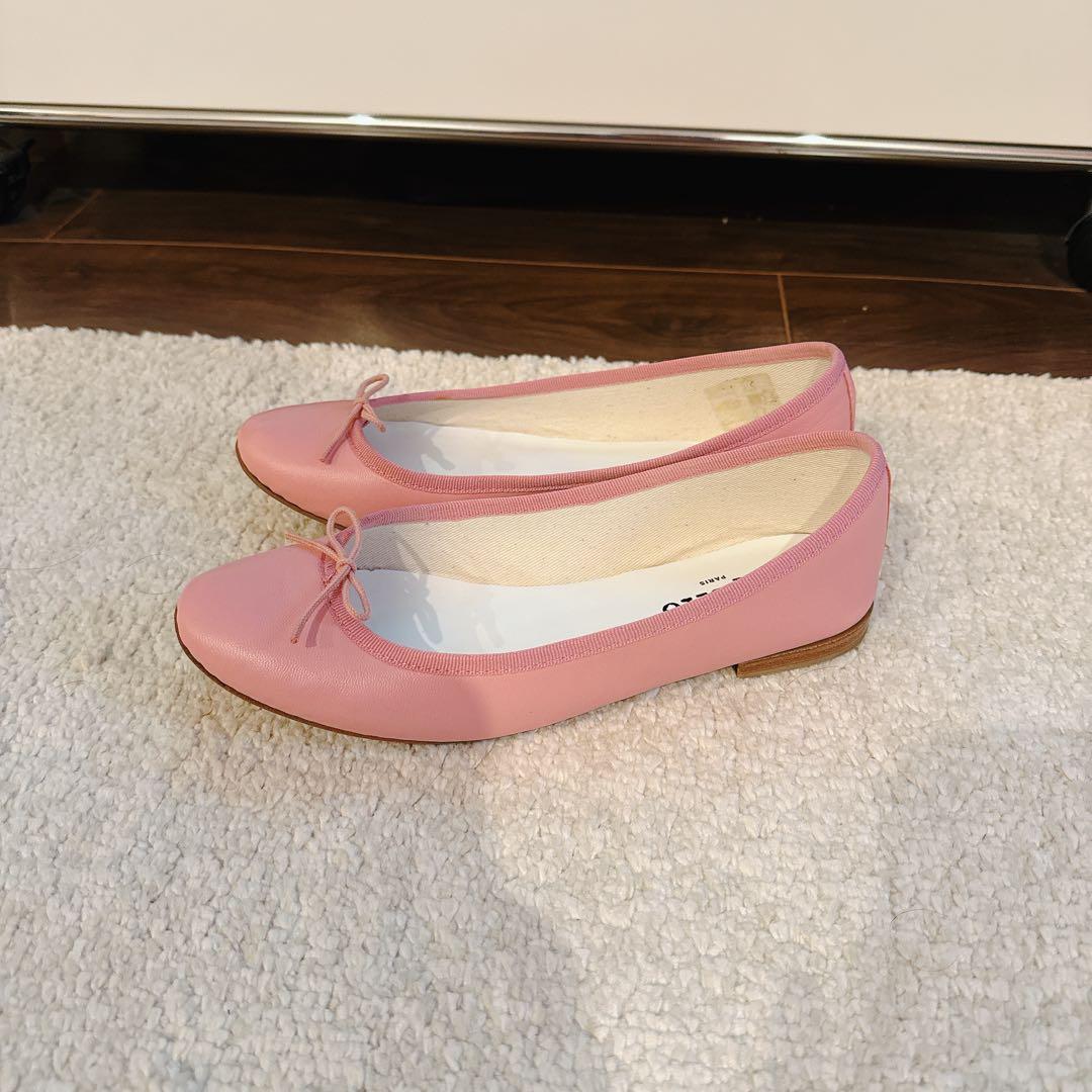 美品レペット ピンク バレエシューズ