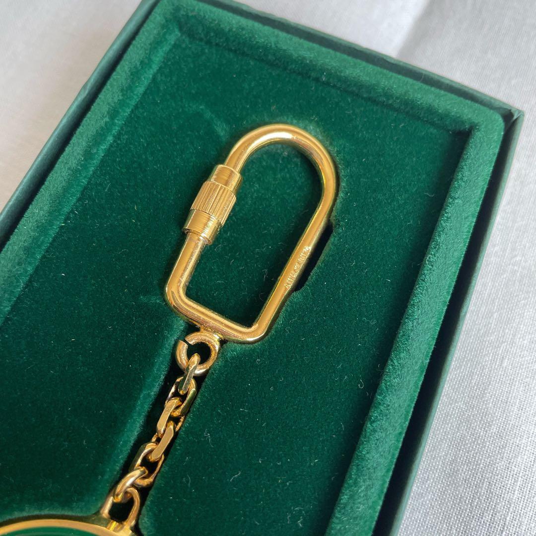 【新品】GUCCI キーホルダー キーリング チャーム オールドグッチ 箱付き