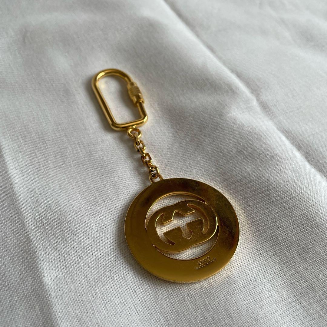 【新品】GUCCI キーホルダー キーリング チャーム オールドグッチ 箱付き