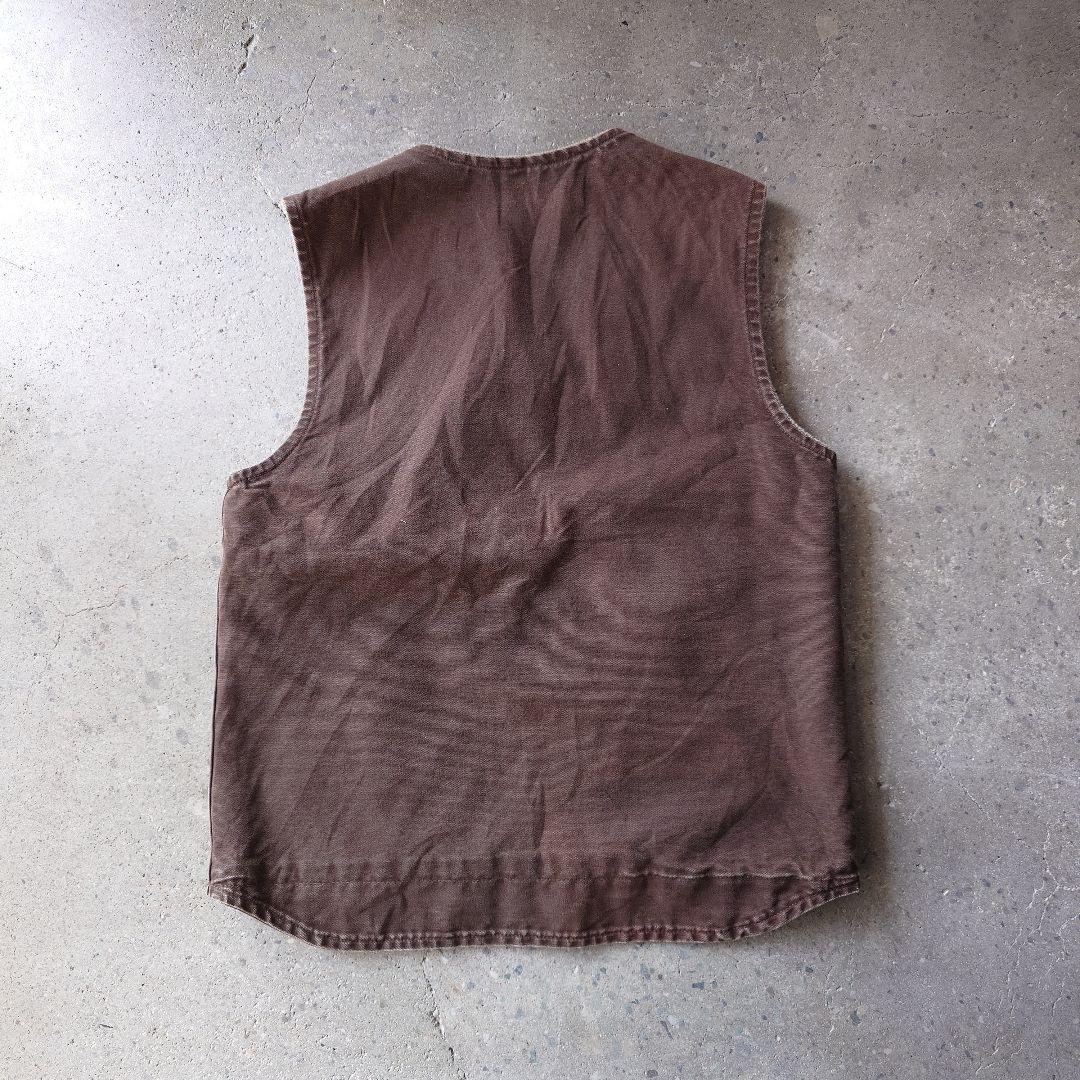 カーハートシェルパ ボアタック ワークベスト ブラウン