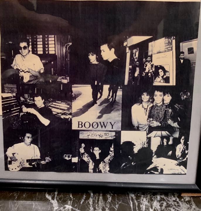 ★【送料無料】★【☆氷室京介 フレーム付き ポスター】【BOOWY 氷室京介 】