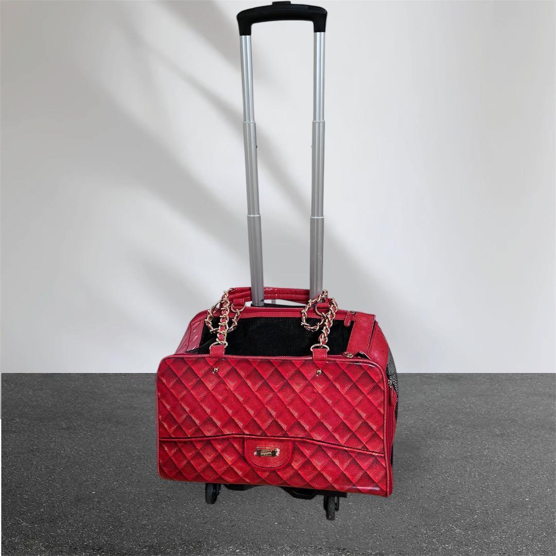 最終値下げ　ペットキャリーバッグ　キャスター付き　完売品