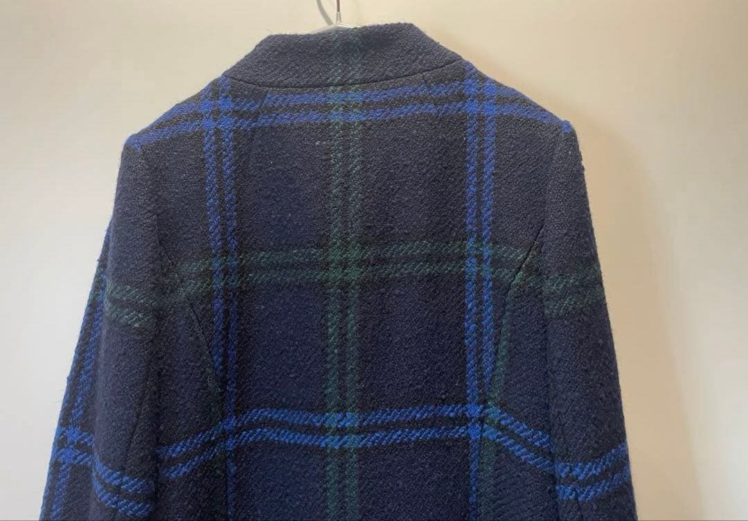 Yorkland チェック柄ロングコート