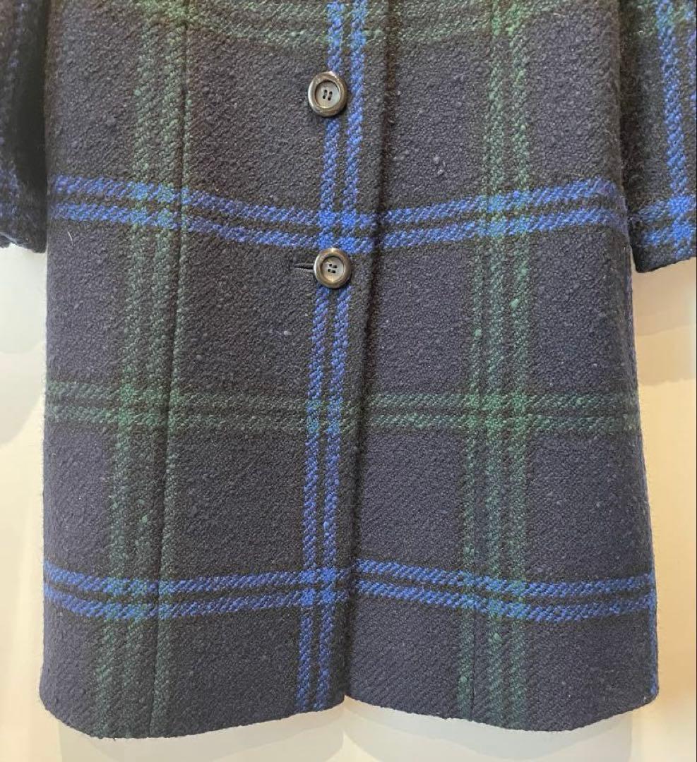 Yorkland チェック柄ロングコート