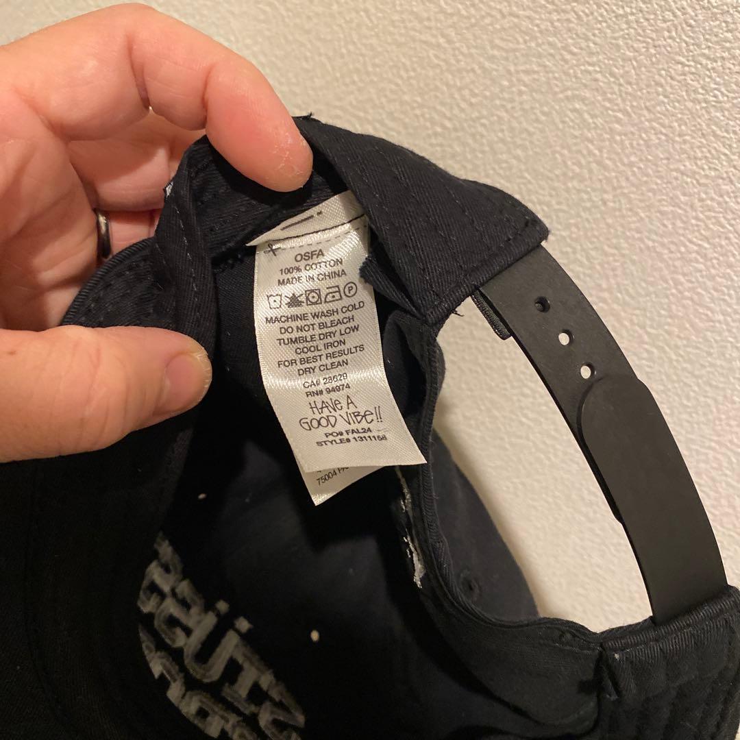 stussy sport cap black ステューシー　キャップ　黒