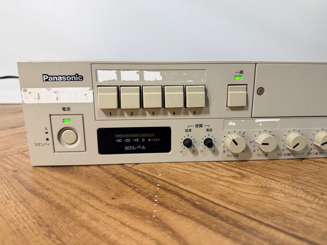 ◆音出しOK◆Panasonic◆ハイパワーアンプ◆WA-H60◆音響機材◆