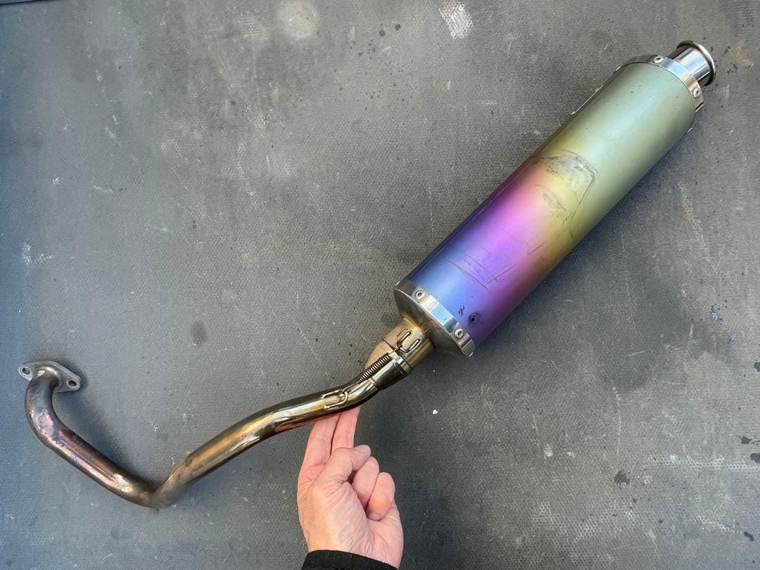 モリワキ　ゼロ　リード125 JF45 フルエキゾースト マフラー　中古品