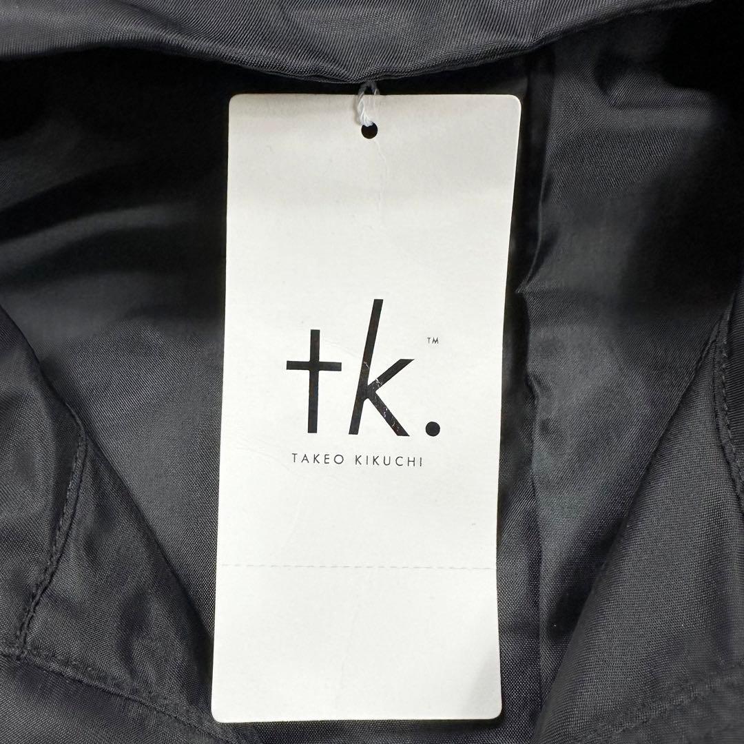 〈新品〉tk.TAKEO KIKUCHI【M】ナイロンドロストフードコート 黒