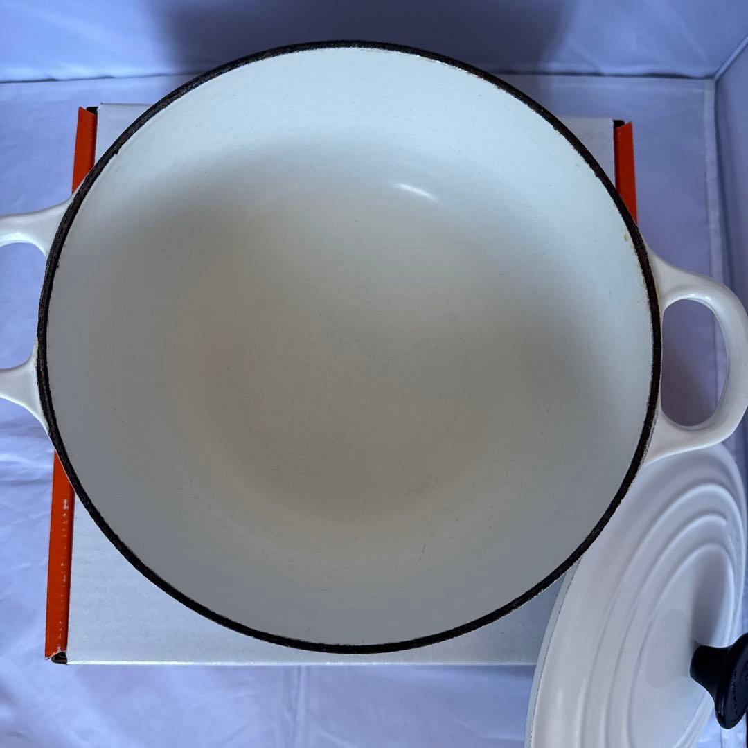 LE CREUSET ル・クルーゼ ココットロンド 20㎝ 白