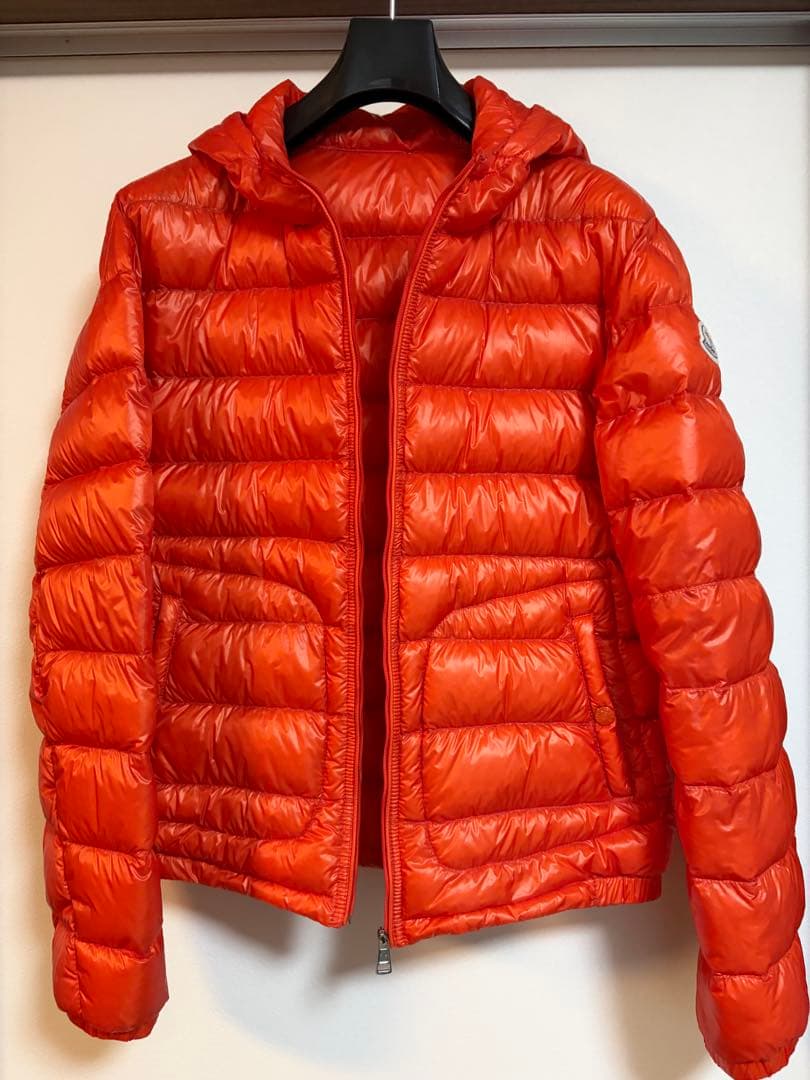 MONCLER モンクレール ダウンジャケット　薄手　サイズ1 オレンジ