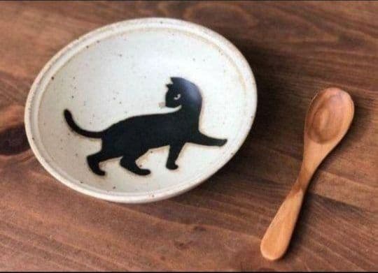 新品2点セット　美濃焼　ねこまるけ　フリムク猫ちゃん　13cm 鉢　ねこ　ネコ