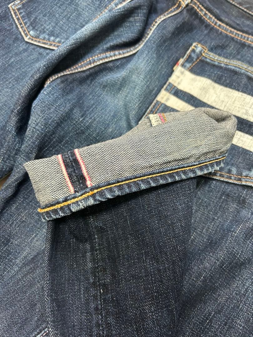 桃太郎ジーンズMOMOTAROJEANS 出陣レーベル デニム