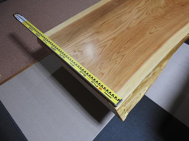 №48　熊本・阿蘇杉　一枚板☆座卓☆超巾広！新入荷
