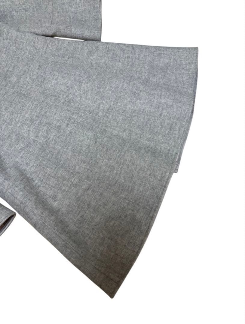 完売品✨　エムズグレイシー　ノーカラーコート　ウール　リボン　フレア　38