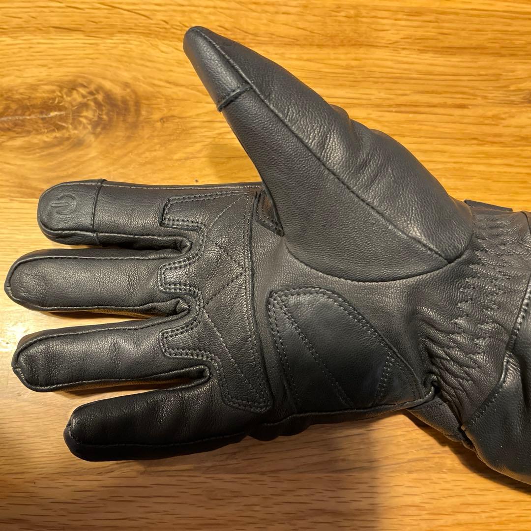 【美品】コミネ　EK-218 ネオレトロレザーヒートグローブ